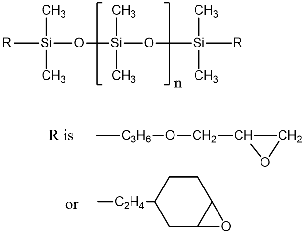 Epoxypropoxypropyl termin-ated polydimethylsiloxanes<br>YK-276